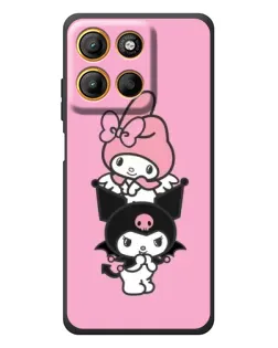 Чехол для Motorola Edge 60 Neo с картинкой «My Melody и Kuromi» Чехол для Motorola Edge 60 Neo с картинкой «My Melody и Kuromi»