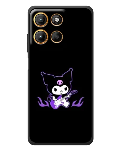 Чехол для Motorola Edge 60 Neo с картинкой «Электрическая Kuromi»
