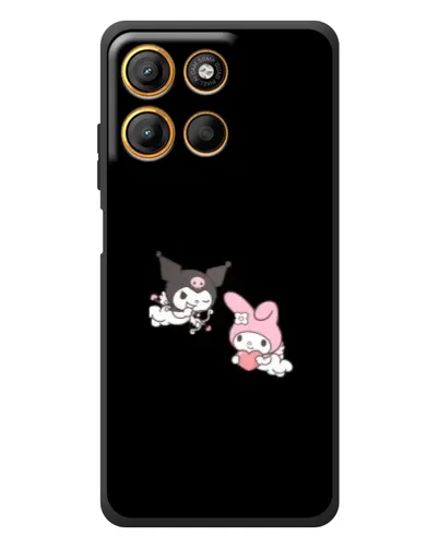 Чехол для Motorola Edge 60 Neo с картинкой «My Melody и Kuromi»