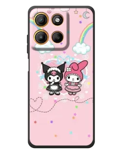 Чехол для Motorola Edge 60 Neo с картинкой «My Melody и Kuromi» Чехол для Motorola Edge 60 Neo с картинкой «My Melody и Kuromi»
