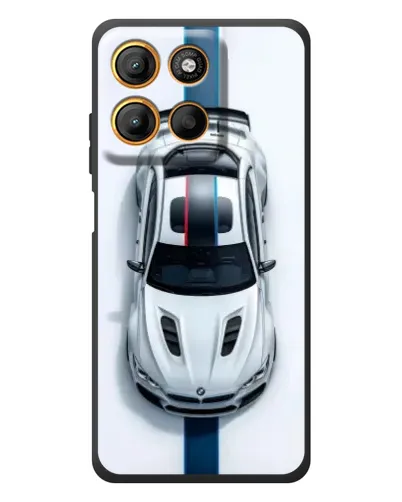 Чехол для Motorola Edge 60 Neo с картинкой «Вид сверху — BMW M» Чехол для Motorola Edge 60 Neo с картинкой «Вид сверху — BMW M»