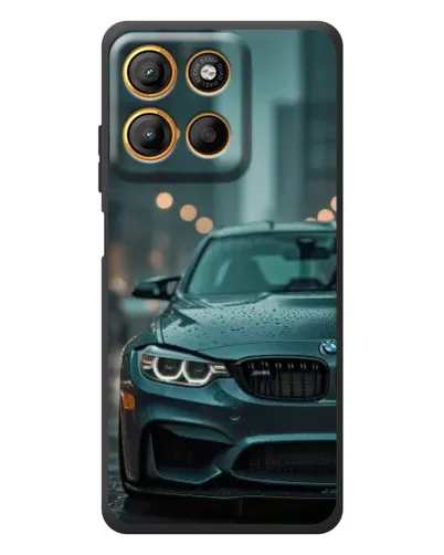 Чехол для Motorola Edge 60 Neo с картинкой «BMW в огнях города» Чехол для Motorola Edge 60 Neo с картинкой «BMW в огнях города»