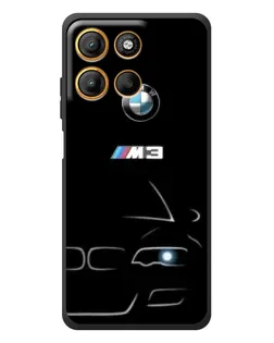 Чехол для Motorola Edge 60 Neo с картинкой «Минималистичный принт BMW M3»