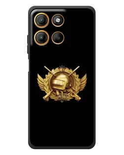 Чехол для Motorola Edge 60 Neo с картинкой «PUBG — оранжевый градиент»
