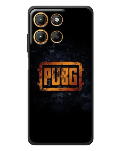 Чехол для Motorola Edge 60 Neo с картинкой «PUBG — золотой логотип» Чехол для Motorola Edge 60 Neo с картинкой «PUBG — золотой логотип»