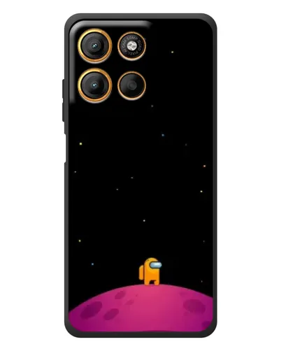 Чехол для Motorola Edge 60 Neo с картинкой «Одинокий герой на планете»