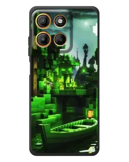 Чехол для Motorola Edge 60 Neo с картинкой «Minecraft лесной пейзаж»