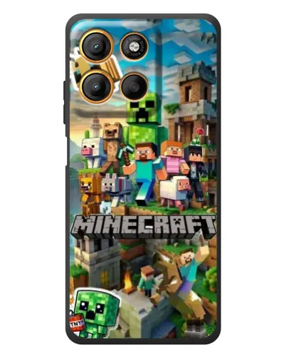 Чехол для Motorola Edge 60 Neo с картинкой «Замок Minecraft» Чехол для Motorola Edge 60 Neo с картинкой «Замок Minecraft»