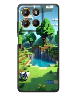 Чехол для Motorola Edge 60 Neo с картинкой «Minecraft летний день»