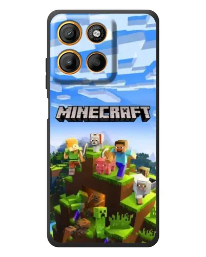 Чехол для Motorola Edge 60 Neo с картинкой «Minecraft классический мир» Чехол для Motorola Edge 60 Neo с картинкой «Minecraft классический мир»