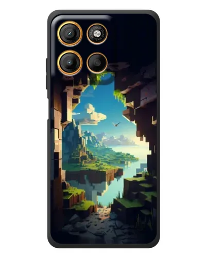 Чехол для Motorola Edge 60 Neo с картинкой «Вид из пещеры» Чехол для Motorola Edge 60 Neo с картинкой «Вид из пещеры»