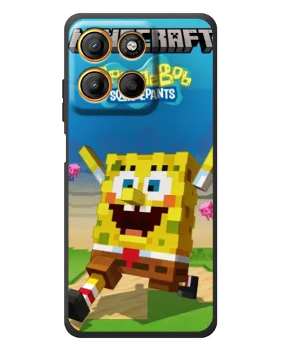 Чехол для Motorola Edge 60 Neo с картинкой «Губка Боб Minecraft» Чехол для Motorola Edge 60 Neo с картинкой «Губка Боб Minecraft»