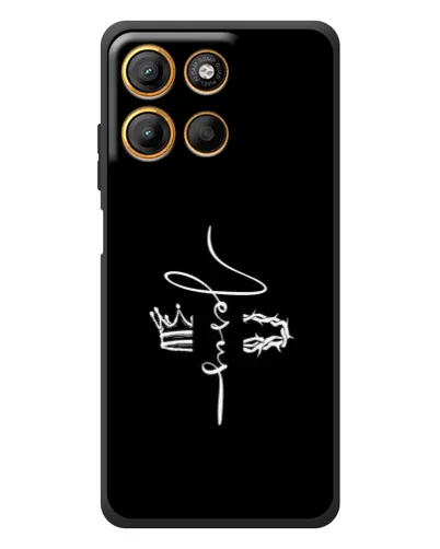 Чехол для Motorola Edge 60 Neo с картинкой «Король Славы Jesus»