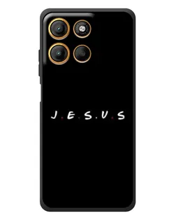 Чехол для Motorola Edge 60 Neo с картинкой «Точки веры J.E.S.U.S.»