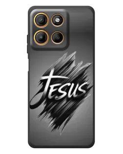 Чехол для Motorola Edge 60 Neo с картинкой «Надпись Jesus Graffiti»