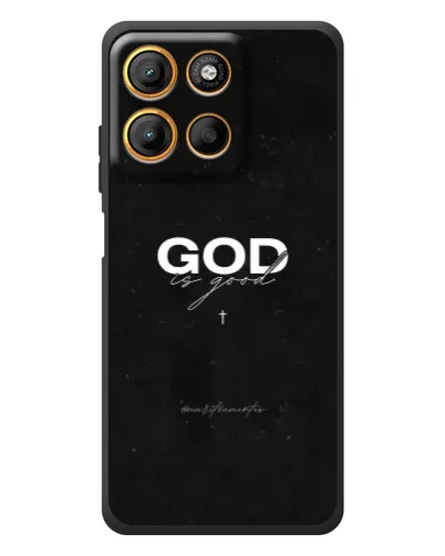 Чехол для Motorola Edge 60 Neo с картинкой «GOD — Бог над всем»