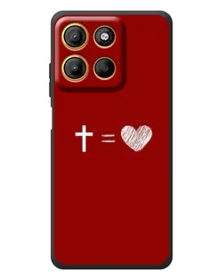 Чехол для Motorola Edge 60 Neo с картинкой «Уравнение любви»
