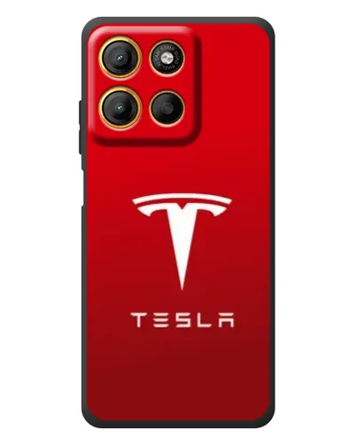 Чехол для Motorola Edge 60 Neo с картинкой «Tesla Red Classic»
