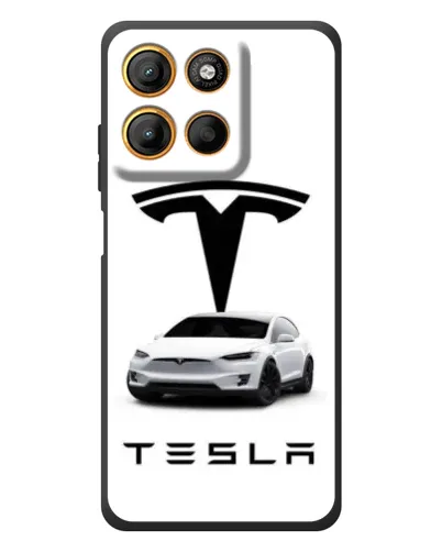 Чехол для Motorola Edge 60 Neo с картинкой «Tesla White Style»