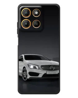Чехол для Motorola Edge 60 Neo с картинкой «Mercedes AMG GT Silver»