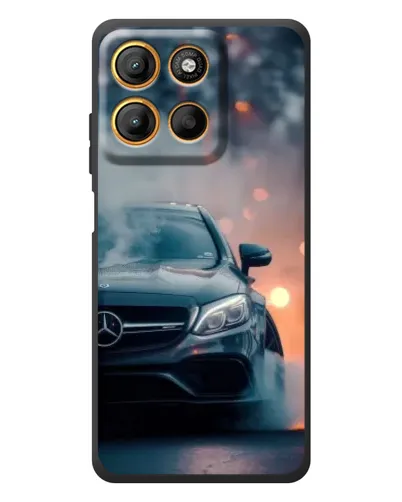 Чехол для Motorola Edge 60 Neo с картинкой «Mercedes — ночной город» Чехол для Motorola Edge 60 Neo с картинкой «Mercedes — ночной город»