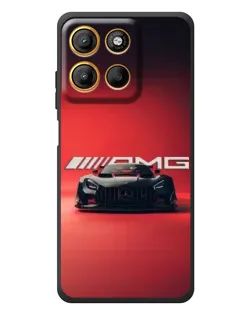 Чехол для Motorola Edge 60 Neo с картинкой «Mercedes AMG — красная линия»