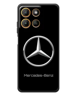 Чехол для Motorola Edge 60 Neo с картинкой «Mercedes Silver Logo»