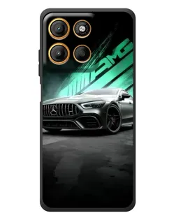Чехол для Motorola Edge 60 Neo с картинкой «Темный Mercedes AMG»