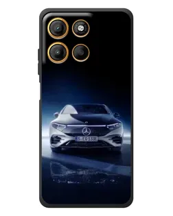 Чехол для Motorola Edge 60 Neo с картинкой «Ночной Mercedes EQ»
