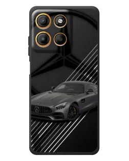 Чехол для Motorola Edge 60 Neo с картинкой «Mercedes AMG — графика»