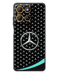 Чехол для Motorola Edge 60 Neo с картинкой «Mercedes — бирюзовый акцент»