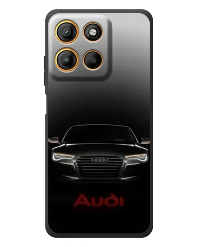 Чехол для Motorola Edge 60 Neo с картинкой «Audi — градиентный контур»
