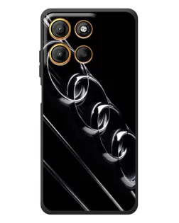 Чехол для Motorola Edge 60 Neo с картинкой «Audi — абстрактные кольца»