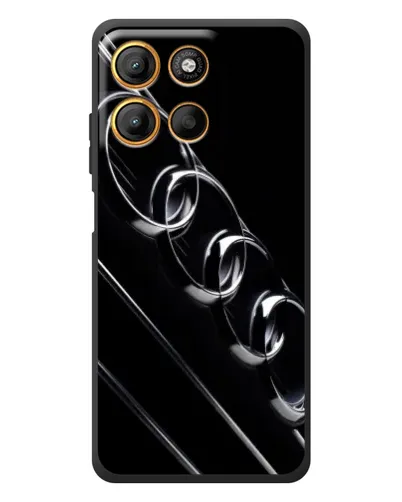 Чехол для Motorola Edge 60 Neo с картинкой «Audi — абстрактные кольца»