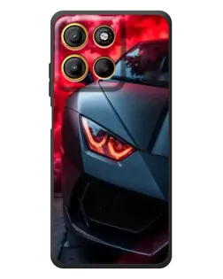 Чехол для Motorola Edge 60 Neo с картинкой «Lamborghini красное сияние»