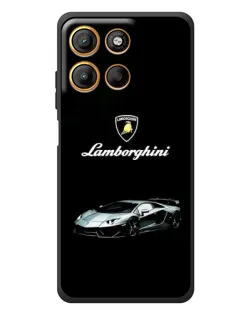 Чехол для Motorola Edge 60 Neo с картинкой «Логотип Lamborghini классика»