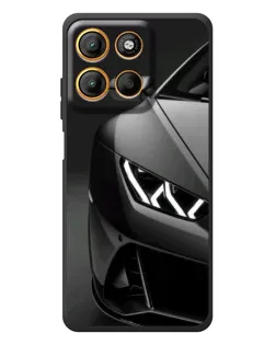 Чехол для Motorola Edge 60 Neo с картинкой «Lamborghini фары детализация»