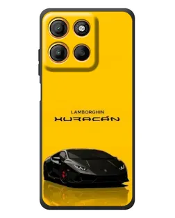 Чехол для Motorola Edge 60 Neo с картинкой «Lamborghini Huracan черный»