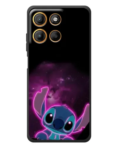 Чехол для Motorola Edge 60 Neo с картинкой «Неоновый Stitch»