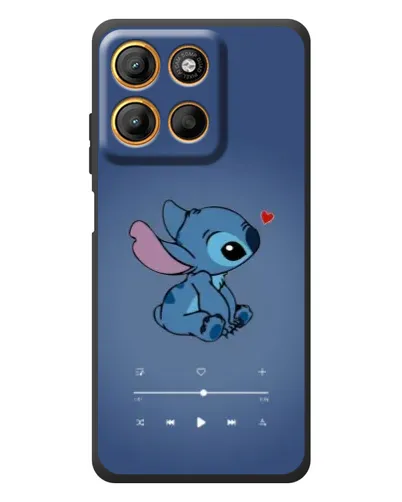 Чехол для Motorola Edge 60 Neo с картинкой «Музыкальный Stitch»