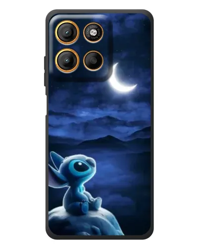 Чехол для Motorola Edge 60 Neo с картинкой «Лунная ночь Стича»