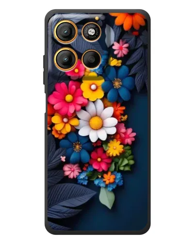 Чехол для Motorola Edge 60 Neo с картинкой «Цветочная феерия» Чехол для Motorola Edge 60 Neo с картинкой «Цветочная феерия»
