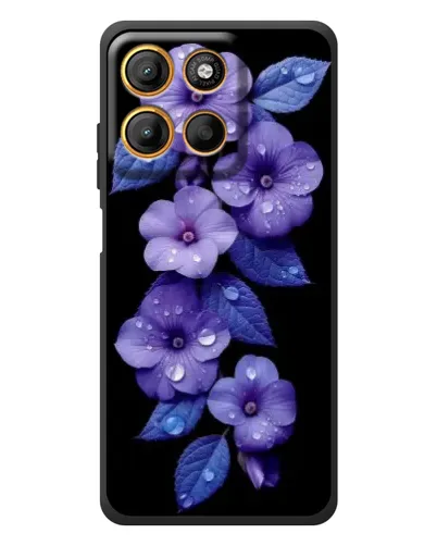 Чехол для Motorola Edge 60 Neo с картинкой «Фиолетовые цветы с росою» Чехол для Motorola Edge 60 Neo с картинкой «Фиолетовые цветы с росою»