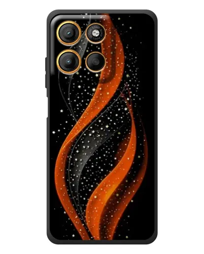 Чехол для Motorola Edge 60 Neo с картинкой «Огненная звездная волна»