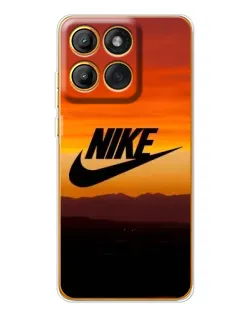 Чехол для Motorola Edge 60 Pro с картинкой «Nike — вечерний горизонт»