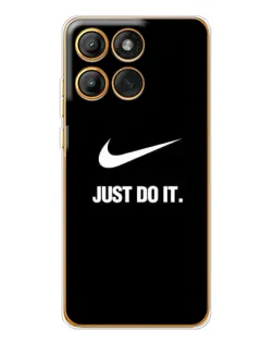 Чехол для Motorola Edge 60 Pro с картинкой «Классический принт Nike»