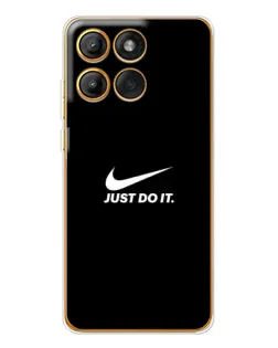 Чехол для Motorola Edge 60 Pro с картинкой «Минимализм от Nike»