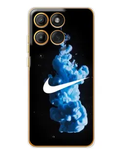 Чехол для Motorola Edge 60 Pro с картинкой «Nike и синий дым»