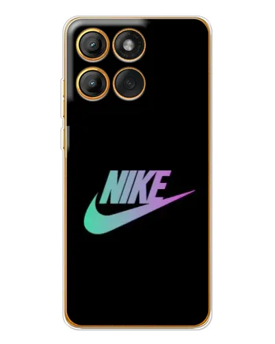 Чехол для Motorola Edge 60 Pro с картинкой «Nike — городская ночь»