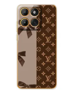 Чехол для Motorola Edge 60 Pro с картинкой «Louis Vuitton — банты»